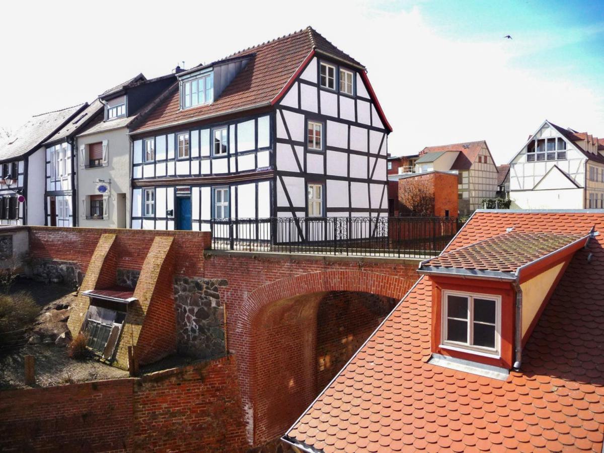 Appartamento Haus Zur Eselsbruecke Tangermünde Esterno foto